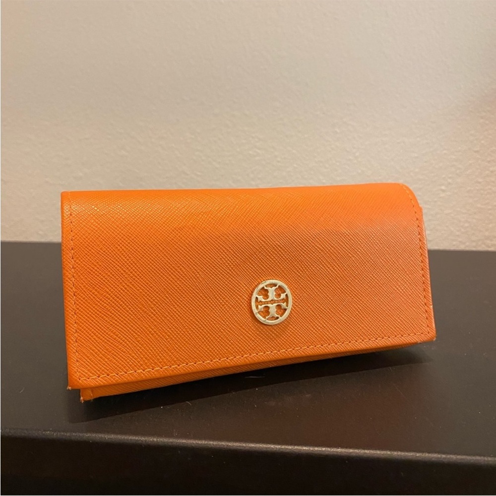 Tory Burch Orange Glasses Case